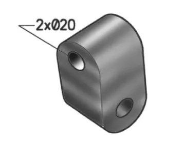 Rubber Strip, exhaust system ERF 