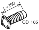 Pipe for Iveco DINEX 