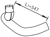 Pipe for Iveco DINEX 