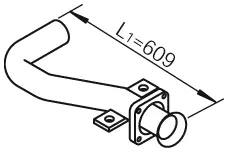 Pipe for Iveco DINEX 