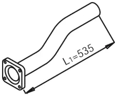 Pipe for Iveco DINEX 