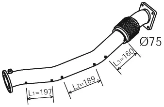 Pipe for Iveco DINEX 