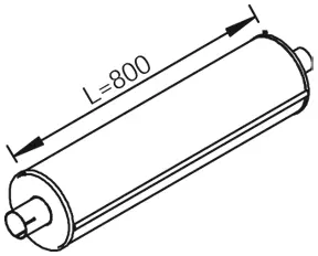 Silencer for Iveco DINEX 