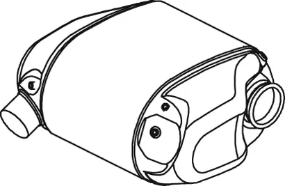 Silencer W. SCR for Iveco DINEX 