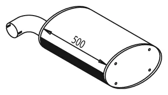Silencer for Iveco DINEX 