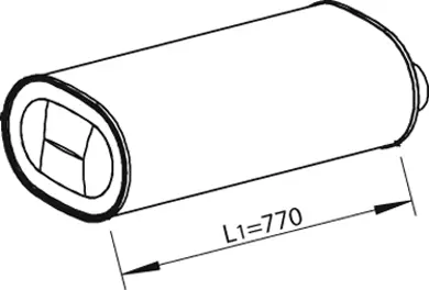 Silencer for Iveco DINEX 