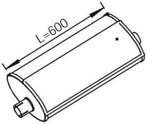 Silencer for Iveco DINEX 