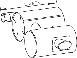 Silencer for Iveco DINEX 