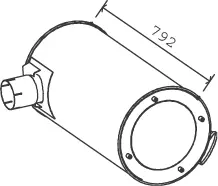 Silencer for Iveco DINEX 