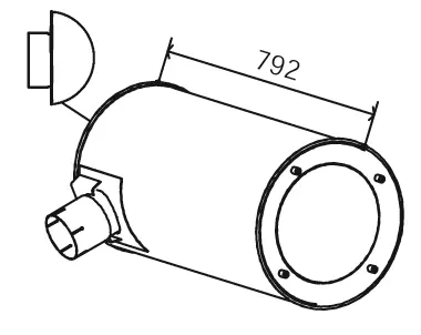 Silencer for Iveco DINEX 