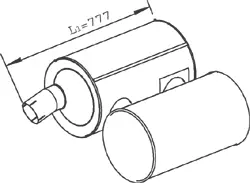 Silencer for Iveco DINEX 