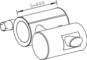 Silencer for Iveco DINEX 