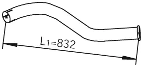 Pipe for Iveco DINEX 