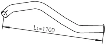 Pipe for Iveco DINEX 
