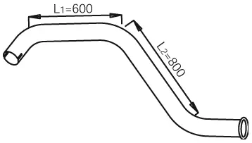 Pipe for Iveco DINEX 