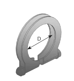 Clamp, exhaust system IVECO 