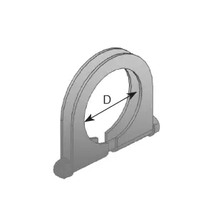 Clamp, exhaust system IVECO 