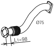 Pipe for Iveco DINEX 