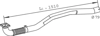 Pipe for Iveco DINEX 