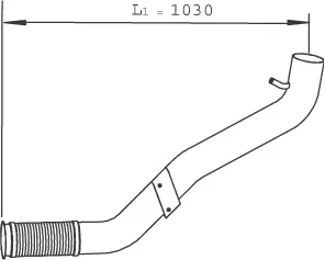 Pipe for Iveco DINEX 