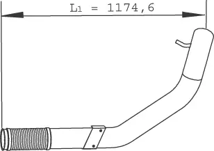Pipe for Iveco DINEX 