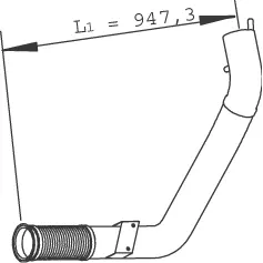 Pipe for Iveco DINEX 