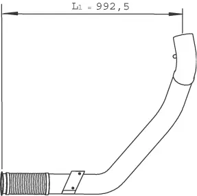 Pipe for Iveco DINEX 
