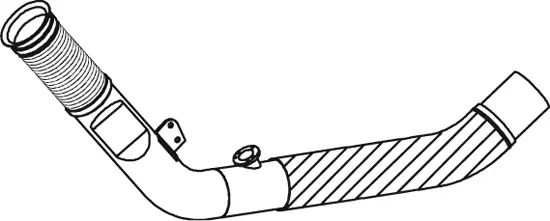 Pipe for Iveco DINEX 