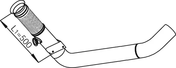Pipe for Iveco DINEX 