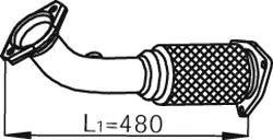 Pipe for Iveco DINEX 