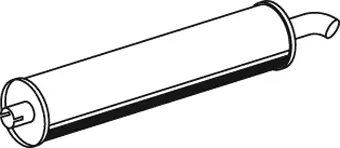 Silencer for Ford DINEX 