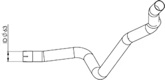 Pipe for Iveco DINEX 