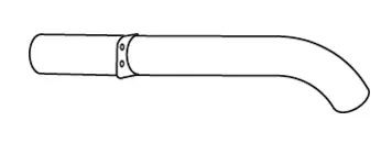 Exhaust Pipe, Rear LEYLAND 