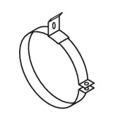 Holding Bracket, silencer BOVA 
