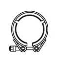 Clamp, exhaust system LEYLAND 