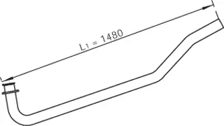 Pipe for MAN DINEX 
