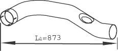 Pipe for MAN DINEX 