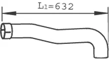 Pipe for MAN DINEX 