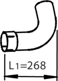 Exhaust Pipe for MAN DINEX 