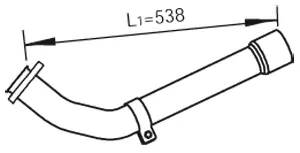 Exhaust Pipe for MAN DINEX 