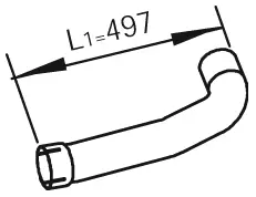 Knott bremseskosett 200x50 