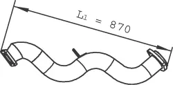 Pipe for MAN DINEX 
