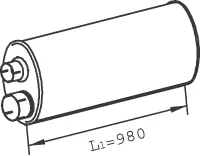 Silencer for MAN DINEX 