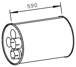 Silencer for MAN DINEX 