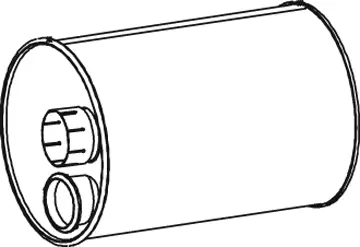 Silencer w. DOC & CAT for MAN DINEX 