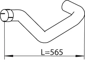Pipe for MAN DINEX 
