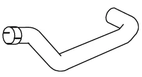 Pipe for MAN DINEX 