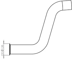 Pipe for MAN DINEX 