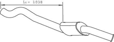 Pipe for MAN DINEX 