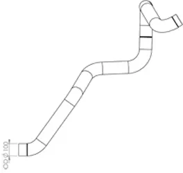 Pipe for MAN DINEX 
